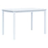 Maison Madeleine -  5 Piece Dining Set Solid Rubber Wood White